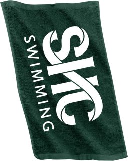 30 x 60in Custom Woven Beach Towel - Hunter Green